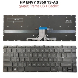 &Pi;&lambda;&eta;&kappa;&tau;&rho;&omicron;&lambda;ό&gamma;&iota;&omicron; hp Envy X360 13-ag no Frame us + Backlit