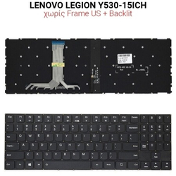 &Pi;&lambda;&eta;&kappa;&tau;&rho;&omicron;&lambda;ό&gamma;&iota;&omicron; Lenovo Legion Y530-15ich + White Backlit no Frame us