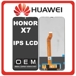 HQ OEM &Sigma;&upsilon;&mu;&beta;&alpha;&tau;ό &Mu;&epsilon; Huawei Honor X7 4G (CMA-LX2, CMA-LX1) IPS LCD Display Screen Assembly &Omicron;&theta;ό&nu;&eta; + Touch Screen Digitizer &Mu;&eta;&chi;&alpha;&nu;&iota;&sigma;&mu;ό&sigmaf; &Alpha;&phi;ή&sigmaf; Black &Mu;&alpha;ύ&rho;&omicron; (Premium A+​)