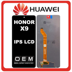 HQ OEM &Sigma;&upsilon;&mu;&beta;&alpha;&tau;ό &Mu;&epsilon; Huawei Honor X9 4G (ANY-LX2) IPS LCD Display Screen Assembly &Omicron;&theta;ό&nu;&eta; + Touch Screen Digitizer &Mu;&eta;&chi;&alpha;&nu;&iota;&sigma;&mu;ό&sigmaf; &Alpha;&phi;ή&sigmaf; Black &Mu;&alpha;ύ&rho;&omicron; (Premium A+)
