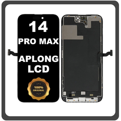 &Gamma;&nu;ή&sigma;&iota;&alpha; Original For Apple iPhone 14 Pro Max, iPhone 14 ProMax (A2894, A2651) APLONG LTPO Super Retina XDR OLED LCD Display Screen Assembly &Omicron;&theta;ό&nu;&eta; + Touch Screen Digitizer &Mu;&eta;&chi;&alpha;&nu;&iota;&sigma;&mu;ό&sigmaf; &Alpha;&phi;ή&sigmaf; Black &Mu;&alpha;ύ&rho;&omicron; (Premium A+) (Lifetime Warranty &Gamma;&iota;&alpha; &Sigma;&upsilon;&nu;&epsilon;&rho;&gamma;&alpha;&tau;&epsilon;&sigmaf; B2B​)
