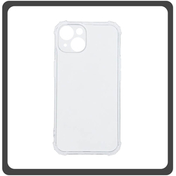 Θήκη Πλάτης - Back Cover, Silicone Σιλικόνη Material PC+TPU Protective Case Transparent Διάφανο For iPhone 14 Plus