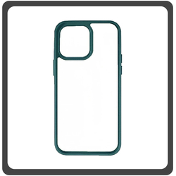 Θήκη Πλάτης - Back Cover, Silicone Σιλικόνη TPU-Rimmed Acrylic Protective Case Green Πράσινο For iPhone 11 Pro