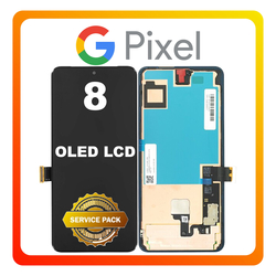 ​&Gamma;&nu;ή&sigma;&iota;&alpha; Original Google Pixel 8 Pro (GC3VE, G1MNW) ​LTPO OLED LCD Display Screen Assembly &Omicron;&theta;ό&nu;&eta; + Touch Screen Digitizer &Mu;&eta;&chi;&alpha;&nu;&iota;&sigma;&mu;ό&sigmaf; &Alpha;&phi;ή&sigmaf; Black &Mu;&alpha;ύ&rho;&omicron; G949-00688-01 (Service Pack By Google)