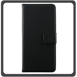 Θήκη Book, Leather Δερματίνη Flap Wallet Case with Clasp Black Μαύρο For iPhone 12 Mini