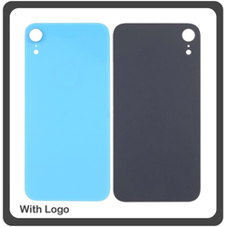 OEM HQ Apple Iphone XR Battery Cover &Kappa;&alpha;&pi;ά&kappa;&iota; &Mu;&pi;&alpha;&tau;&alpha;&rho;ί&alpha;&sigmaf; Blue