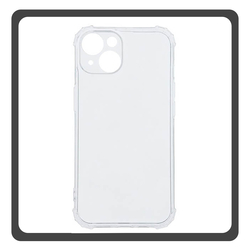 Θήκη Πλάτης - Back Cover, Silicone Σιλικόνη Trasparent Διάφανο Anti Shock 1,5mm For iPhone 15