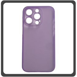 Θήκη Πλάτης - Back Cover, Silicone Σιλικόνη Ultra Thin Feather PP Case Purple Μωβ For iPhone 12 Pro Max
