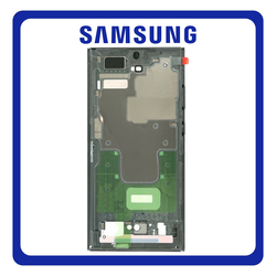 &Gamma;&nu;ή&sigma;&iota;&alpha; Original Samsung Galaxy S23 Ultra 5G (SM-S918B, SM-S918B/DS) LCD Front Housing LCD Middle Frame Bezel Plate &Mu;&epsilon;&sigma;&alpha;ί&omicron; &Pi;&lambda;&alpha;ί&sigma;&iota;&omicron; Green &Pi;&rho;ά&sigma;&iota;&nu;&omicron; GH96-15833C (Service Pack By Samsung)