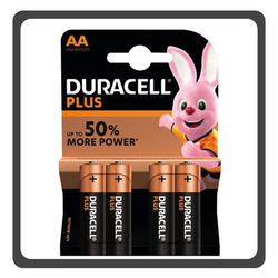 DURACELL Plus AA, Battery Μπαταρία +50% Extra Life MN1500 LR6
