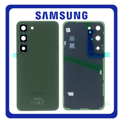 &Gamma;&nu;ή&sigma;&iota;&alpha; Original Samsung Galaxy S23 (SM-S911B, SM-S911B/DS) Rear Back Battery Cover &Pi;ί&sigma;&omega; &Kappa;ά&lambda;&upsilon;&mu;&mu;&alpha; &Kappa;&alpha;&pi;ά&kappa;&iota; &Pi;&lambda;ά&tau;&eta; &Mu;&pi;&alpha;&tau;&alpha;&rho;ί&alpha;&sigmaf; + Camera Lens &Tau;&zeta;&alpha;&mu;ά&kappa;&iota; &Kappa;ά&mu;&epsilon;&rho;&alpha;&sigmaf; Green &Pi;&rho;ά&sigma;&iota;&nu;&omicron; GH82-30393C (Service Pack By Samsung)