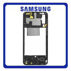 &Gamma;&nu;ή&sigma;&iota;&alpha; Original Samsung Galaxy A50 (SM-A505F, SM-A505FN) LCD Front Housing LCD Middle Frame Bezel Plate &Mu;&epsilon;&sigma;&alpha;ί&omicron; &Pi;&lambda;&alpha;ί&sigma;&iota;&omicron; Black &Mu;&alpha;ύ&rho;&omicron; GH97-22993A (Service Pack By Samsung)
