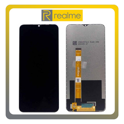 HQ OEM Realme 5i (RMX2030, RMX2032) / Realme 6i (RMX2040) IPS LCD Display Assembly Screen &Omicron;&theta;ό&nu;&eta; + Touch Screen DIgitizer &Mu;&eta;&chi;&alpha;&nu;&iota;&sigma;&mu;ό&sigmaf; &Alpha;&phi;ή&sigmaf; Black &Mu;&alpha;ύ&rho;&omicron; (Premium A+)