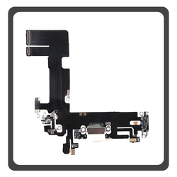 HQ OEM &Sigma;&upsilon;&mu;&beta;&alpha;&tau;ό &Mu;&epsilon; Apple iPhone 13 (A2633, A2482) Charging Dock Connector Lightning Flex &Kappa;&alpha;&lambda;&omega;&delta;&iota;&omicron;&tau;&alpha;&iota;&nu;ί&alpha; &Kappa;&omicron;&nu;έ&kappa;&tau;&omicron;&rho;&alpha;&sigmaf; &Phi;ό&rho;&tau;&iota;&sigma;&eta;&sigmaf; + Microphone &Mu;&iota;&kappa;&rho;ό&phi;&omega;&nu;&omicron; White Ά&sigma;&pi;&rho;&omicron; (Premium A+)