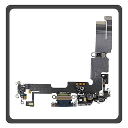 HQ OEM &Sigma;&upsilon;&mu;&beta;&alpha;&tau;ό &Mu;&epsilon; Apple iPhone 14+, iPhone 14 Plus (A2886, A2632) Charging Dock Connector Lightning Flex &Kappa;&alpha;&lambda;&omega;&delta;&iota;&omicron;&tau;&alpha;&iota;&nu;ί&alpha; &Kappa;&omicron;&nu;έ&kappa;&tau;&omicron;&rho;&alpha;&sigmaf; &Phi;ό&rho;&tau;&iota;&sigma;&eta;&sigmaf; + Microphone &Mu;&iota;&kappa;&rho;ό&phi;&omega;&nu;&omicron; Black &Mu;&alpha;ύ&rho;&omicron; (Premium A+)