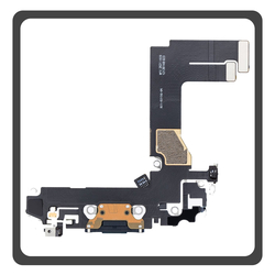 HQ OEM &Sigma;&upsilon;&mu;&beta;&alpha;&tau;ό &Mu;&epsilon; Apple iPhone 13 mini (A2628, A2481) Charging Dock Connector Lightning Flex &Kappa;&alpha;&lambda;&omega;&delta;&iota;&omicron;&tau;&alpha;&iota;&nu;ί&alpha; &Kappa;&omicron;&nu;έ&kappa;&tau;&omicron;&rho;&alpha;&sigmaf; &Phi;ό&rho;&tau;&iota;&sigma;&eta;&sigmaf; + Microphone &Mu;&iota;&kappa;&rho;ό&phi;&omega;&nu;&omicron; Black &Mu;&alpha;ύ&rho;&omicron; (Premium A+)