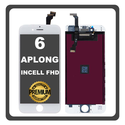 HQ OEM &Sigma;&upsilon;&mu;&beta;&alpha;&tau;ό &Mu;&epsilon; Apple iPhone 6, iPhone6 (A1549, A1586) APLONG InCell FHD LCD Display Screen Assembly &Omicron;&theta;ό&nu;&eta; + Touch Screen Digitizer &Mu;&eta;&chi;&alpha;&nu;&iota;&sigma;&mu;ό&sigmaf; &Alpha;&phi;ή&sigmaf; White Ά&sigma;&pi;&rho;&omicron; (Premium A+) (Lifetime Warranty &Gamma;&iota;&alpha; &Sigma;&upsilon;&nu;&epsilon;&rho;&gamma;ά&tau;&epsilon;&sigmaf; B2B​)
