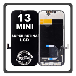 iPhone 13 mini (A2628, A2481) Super Retina XDR OLED LCD Display Screen Assembly &Omicron;&theta;ό&nu;&eta; + Touch Screen Digitizer &Mu;&eta;&chi;&alpha;&nu;&iota;&sigma;&mu;ό&sigmaf; &Alpha;&phi;ή&sigmaf; Black &Mu;&alpha;ύ&rho;&omicron; (Ref By Apple) (Lifetime Warranty &Gamma;&iota;&alpha; &Sigma;&upsilon;&nu;&epsilon;&rho;&gamma;&alpha;&tau;&epsilon;&sigmaf; B2B​)
