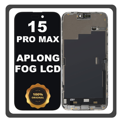&Gamma;&nu;ή&sigma;&iota;&alpha; Original FOG For Apple iPhone 15 Pro Max, iPhone 15 ProMax (A2849, A3105) APLONG LCD Display Screen Assembly &Omicron;&theta;ό&nu;&eta; + Touch Screen Digitizer &Mu;&eta;&chi;&alpha;&nu;&iota;&sigma;&mu;ό&sigmaf; &Alpha;&phi;ή&sigmaf; Black &Mu;&alpha;ύ&rho;&omicron; (Lifetime Warranty &Gamma;&iota;&alpha; &Sigma;&upsilon;&nu;&epsilon;&rho;&gamma;&alpha;&tau;&epsilon;&sigmaf; B2B​)