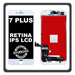 iPhone 7+, iPhone7 Plus (A1661, A1784) Retina IPS LCD Display Screen Assembly &Omicron;&theta;ό&nu;&eta; + Touch Screen Digitizer &Mu;&eta;&chi;&alpha;&nu;&iota;&sigma;&mu;ό&sigmaf; &Alpha;&phi;ή&sigmaf; White Ά&sigma;&pi;&rho;&omicron; (Ref By Apple) (Lifetime Warranty &Gamma;&iota;&alpha; &Sigma;&upsilon;&nu;&epsilon;&rho;&gamma;&alpha;&tau;&epsilon;&sigmaf; B2B​)