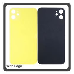 HQ OEM &Sigma;&upsilon;&mu;&beta;&alpha;&tau;ό &Mu;&epsilon; Apple iPhone 11 (A2221, A2111) Premium Aftermarket Rear Back Battery Cover with Camera Big Hole &Pi;ί&sigma;&omega; &Kappa;ά&lambda;&upsilon;&mu;&mu;&alpha; &Pi;&lambda;ά&tau;&eta; &Kappa;&alpha;&pi;ά&kappa;&iota; &Mu;&pi;&alpha;&tau;&alpha;&rho;ί&alpha;&sigmaf; Yellow &Kappa;ί&tau;&rho;&iota;&nu;&omicron; (Premium A+)