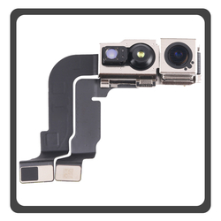 &Gamma;&nu;ή&sigma;&iota;&alpha; Original Apple iPhone 15 Pro, iPhone 15Pro (A2848, A3101) Front Selfie Camera Flex &Mu;&pi;&rho;&omicron;&sigma;&tau;&iota;&nu;ή &Kappa;ά&mu;&epsilon;&rho;&alpha;​ 12MP Pulled