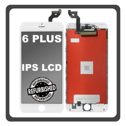 iPhone 6+, iPhone 6 Plus (A1522, A1524) IPS LCD Display Screen Assembly &Omicron;&theta;ό&nu;&eta; + Touch Screen Digitizer &Mu;&eta;&chi;&alpha;&nu;&iota;&sigma;&mu;ό&sigmaf; &Alpha;&phi;ή&sigmaf; White Ά&sigma;&pi;&rho;&omicron; (Ref By Apple) (Lifetime Warranty &Gamma;&iota;&alpha; &Sigma;&upsilon;&nu;&epsilon;&rho;&gamma;&alpha;&tau;&epsilon;&sigmaf; B2B​)