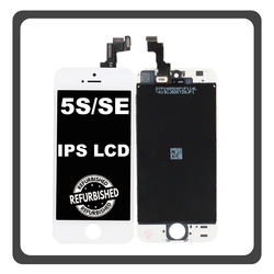 iPhone 5s (A1453, A1457), iPhone SE 2016 (A1662, A1723) IPS LCD Display Screen Assembly &Omicron;&theta;ό&nu;&eta; + Touch Screen Digitizer &Mu;&eta;&chi;&alpha;&nu;&iota;&sigma;&mu;ό&sigmaf; &Alpha;&phi;ή&sigmaf; White Ά&sigma;&pi;&rho;&omicron; (Ref By Apple) (Lifetime Warranty &Gamma;&iota;&alpha; &Sigma;&upsilon;&nu;&epsilon;&rho;&gamma;ά&tau;&epsilon;&sigmaf; B2B​)