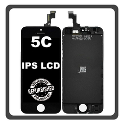 iPhone 5c, iPhone5C (A1456, A1507) IPS LCD Display Screen Assembly &Omicron;&theta;ό&nu;&eta; + Touch Screen Digitizer &Mu;&eta;&chi;&alpha;&nu;&iota;&sigma;&mu;ό&sigmaf; &Alpha;&phi;ή&sigmaf; Black &Mu;&alpha;ύ&rho;&omicron; (Ref By Apple) (Lifetime Warranty &Gamma;&iota;&alpha; &Sigma;&upsilon;&nu;&epsilon;&rho;&gamma;ά&tau;&epsilon;&sigmaf; B2B​)