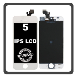 iPhone 5, iPhone5 (A1428, A1429) IPS LCD Display Screen Assembly &Omicron;&theta;ό&nu;&eta; + Touch Screen Digitizer &Mu;&eta;&chi;&alpha;&nu;&iota;&sigma;&mu;ό&sigmaf; &Alpha;&phi;ή&sigmaf; White Ά&sigma;&pi;&rho;&omicron; (Ref By Apple) (Lifetime Warranty &Gamma;&iota;&alpha; &Sigma;&upsilon;&nu;&epsilon;&rho;&gamma;ά&tau;&epsilon;&sigmaf; B2B​)