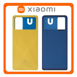 HQ OEM &Sigma;&upsilon;&mu;&beta;&alpha;&tau;ό &Mu;&epsilon; Xiaomi Poco X4 Pro 5G (2201116PG) Rear Back Battery Cover &Pi;ί&sigma;&omega; &Kappa;&alpha;&pi;ά&kappa;&iota; &Pi;&lambda;ά&tau;&eta; &Mu;&pi;&alpha;&tau;&alpha;&rho;ί&alpha;&sigmaf; Poco Yellow &Kappa;ί&tau;&rho;&iota;&nu;&omicron; (Premium A+)
