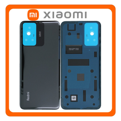 HQ OEM &Sigma;&upsilon;&mu;&beta;&alpha;&tau;ό &Mu;&epsilon; Xiaomi Redmi Note 12S 4G (2303CRA44A, 23030RAC7Y) Rear Back Battery Cover &Pi;ί&sigma;&omega; &Kappa;&alpha;&pi;ά&kappa;&iota; &Pi;&lambda;ά&tau;&eta; &Mu;&pi;&alpha;&tau;&alpha;&rho;ί&alpha;&sigmaf; Onyx Black &Mu;&alpha;ύ&rho;&omicron; (Premium A+)