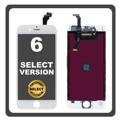 HQ OEM &Sigma;&upsilon;&mu;&beta;&alpha;&tau;ό &Mu;&epsilon; Apple iPhone 6 (A1549, A15862) Select Version IPS LCD Display Screen Assembly &Omicron;&theta;ό&nu;&eta; + Touch Screen Digitizer &Mu;&eta;&chi;&alpha;&nu;&iota;&sigma;&mu;ό&sigmaf; &Alpha;&phi;ή&sigmaf; White Ά&sigma;&pi;&rho;&omicron; Bulk (Premium A+)