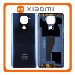 HQ OEM &Sigma;&upsilon;&mu;&beta;&alpha;&tau;ό &Mu;&epsilon; Xiaomi Redmi Note 9, Redmi Note9 (M2003J15SC, M2003J15SG) Rear Back Battery Cover &Pi;ί&sigma;&omega; &Kappa;&alpha;&pi;ά&kappa;&iota; &Pi;&lambda;ά&tau;&eta; &Mu;&pi;&alpha;&tau;&alpha;&rho;ί&alpha;&sigmaf; Midnight Grey &Mu;&alpha;ύ&rho;&omicron; (Premium A+)