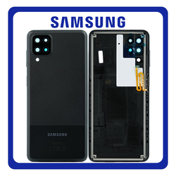 &Gamma;&nu;ή&sigma;&iota;&alpha; Original Samsung Galaxy A12 NACHO (SM-A127F/DSN, SM-A127F/DS) Rear Back Battery Cover + Camera Lens + Fingerprint Sensor Flex, &Pi;ί&sigma;&omega; &Kappa;&alpha;&pi;ά&kappa;&iota; &Pi;&lambda;ά&tau;&eta; + &Tau;&zeta;&alpha;&mu;ά&kappa;&iota; &Kappa;ά&mu;&epsilon;&rho;&alpha;&sigmaf; + &Alpha;&iota;&sigma;&theta;&eta;&tau;ή&rho;&alpha;&sigmaf; &Delta;&alpha;&chi;&tau;&upsilon;&lambda;&iota;&kappa;&omicron;ύ &Alpha;&pi;&omicron;&tau;&upsilon;&pi;ώ&mu;&alpha;&tau;&omicron;&sigmaf; Black &Mu;&alpha;ύ&rho;&omicron; GH82-26514A (Service Pack By Samsung)