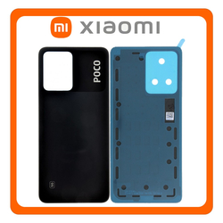 HQ OEM &Sigma;&upsilon;&mu;&beta;&alpha;&tau;ό &Mu;&epsilon; Xiaomi Poco X5 5G (22111317PG, 22111317PI) Rear Back Battery Cover &Pi;ί&sigma;&omega; &Kappa;&alpha;&pi;ά&kappa;&iota; &Pi;&lambda;ά&tau;&eta; &Mu;&pi;&alpha;&tau;&alpha;&rho;ί&alpha;&sigmaf; Black &Mu;&alpha;ύ&rho;&omicron; (Premium A+)
