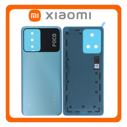 HQ OEM &Sigma;&upsilon;&mu;&beta;&alpha;&tau;ό &Mu;&epsilon; Xiaomi Poco X5 5G (22111317PG, 22111317PI) Rear Back Battery Cover &Pi;ί&sigma;&omega; &Kappa;&alpha;&pi;ά&kappa;&iota; &Pi;&lambda;ά&tau;&eta; &Mu;&pi;&alpha;&tau;&alpha;&rho;ί&alpha;&sigmaf; Blue &Mu;&pi;&lambda;&epsilon; (Premium A+)