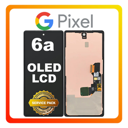 &Gamma;&nu;ή&sigma;&iota;&alpha; Original Google Pixel 6a (GX7AS, GB62Z) OLED LCD Display Screen Assembly &Omicron;&theta;ό&nu;&eta; + Touch Screen Digitizer &Mu;&eta;&chi;&alpha;&nu;&iota;&sigma;&mu;ό&sigmaf; &Alpha;&phi;ή&sigmaf; Charcoal &Mu;&alpha;ύ&rho;&omicron; G949-00239-01 (Service Pack By Google)