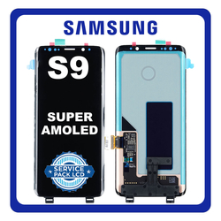 &Gamma;&nu;ή&sigma;&iota;&alpha; Original Samsung Galaxy S9 (SM-G960F, SM-G960) Super AMOLED LCD Display Screen Assembly &Omicron;&theta;ό&nu;&eta; + Touch Screen Digitizer &Mu;&eta;&chi;&alpha;&nu;&iota;&sigma;&mu;ό&sigmaf; &Alpha;&phi;ή&sigmaf; Black &Mu;&alpha;ύ&rho;&omicron; GH96-11254A​ (Servide Pack By Samsung)