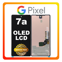 &Gamma;&nu;ή&sigma;&iota;&alpha; Original Google Pixel 7a (GWKK3, GHL1X) LCD Display Screen Assembly &Omicron;&theta;ό&nu;&eta; + Touch Screen Digitizer &Mu;&eta;&chi;&alpha;&nu;&iota;&sigma;&mu;ό&sigmaf; &Alpha;&phi;ή&sigmaf; Black G949-00364-00 (Service Pack By Google)