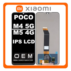 HQ OEM &Sigma;&upsilon;&mu;&beta;&alpha;&tau;ό &Mu;&epsilon; Xiaomi Poco M5 (22071219CG) / Poco M4 5G (22041219PG) IPS LCD Display Screen Assembly &Omicron;&theta;ό&nu;&eta; + Touch Screen Digitizer &Mu;&eta;&chi;&alpha;&nu;&iota;&sigma;&mu;ό&sigmaf; &Alpha;&phi;ή&sigmaf; Black &Mu;&alpha;ύ&rho;&omicron; (Premium A+)