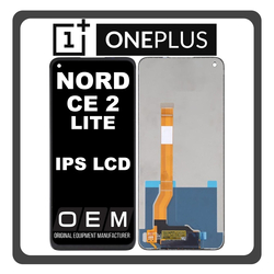 HQ OEM &Sigma;&upsilon;&mu;&beta;&alpha;&tau;ό &Mu;&epsilon; OnePlus Nord CE 2 Lite 5G (CPH2381, CPH2409) IPS LCD Display Screen Assembly &Omicron;&theta;ό&nu;&eta; + Touch Screen Digitizer &Mu;&eta;&chi;&alpha;&nu;&iota;&sigma;&mu;ό&sigmaf; &Alpha;&phi;ή&sigmaf; Black &Mu;&alpha;ύ&rho;&omicron; (Premium A+)
