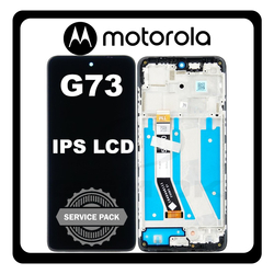 &Gamma;&nu;ή&sigma;&iota;&alpha; Original Motorola Moto G73 5G, IPS LCD Display Screen Assembly &Omicron;&theta;ό&nu;&eta; + Touch Screen Digitizer &Mu;&eta;&chi;&alpha;&nu;&iota;&sigma;&mu;ό&sigmaf; &Alpha;&phi;ή&sigmaf; + Frame Bezel &Pi;&lambda;&alpha;ί&sigma;&iota;&omicron; &Sigma;&alpha;&sigma;ί Black &Mu;&alpha;ύ&rho;&omicron; 5D68C22272 ​(Service Pack By Motorola)