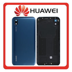 HQ OEM &Sigma;&upsilon;&mu;&beta;&alpha;&tau;ό &Mu;&epsilon; Huawei Y5 (2019) (AMN-LX9, AMN-LX1) Rear Back Battery Cover &Pi;ί&sigma;&omega; &Kappa;ά&lambda;&upsilon;&mu;&mu;&alpha; &Kappa;&alpha;&pi;ά&kappa;&iota; &Pi;&lambda;ά&tau;&eta; &Mu;&pi;&alpha;&tau;&alpha;&rho;ί&alpha;&sigmaf; + Camera Lens &Tau;&zeta;&alpha;&mu;ά&kappa;&iota; &Kappa;ά&mu;&epsilon;&rho;&alpha;&sigmaf; Sapphire Blue &Mu;&pi;&lambda;&epsilon; (Premium A+​)
