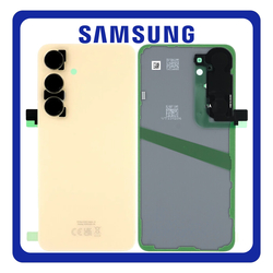 &Gamma;&nu;ή&sigma;&iota;&alpha; Original Samsung Galaxy S24 5G (SM-S921B, SM-S921B/DS) Rear Back Battery Cover + Camera Lens &Pi;ί&sigma;&omega; &Kappa;ά&lambda;&upsilon;&mu;&mu;&alpha; &Kappa;&alpha;&pi;ά&kappa;&iota; &Pi;&lambda;ά&tau;&eta; &Mu;&pi;&alpha;&tau;&alpha;&rho;ί&alpha;&sigmaf; + &Tau;&zeta;&alpha;&mu;ά&kappa;&iota; &Kappa;ά&mu;&epsilon;&rho;&alpha;&sigmaf; Amber Yellow &Kappa;ί&tau;&rho;&iota;&nu;&omicron; GH82-33101D (Service Pack By Samsung)