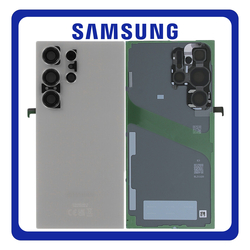 &Gamma;&nu;ή&sigma;&iota;&alpha; Original Samsung Galaxy S24 Ultra 5G (SM-S928B, SM-S928B/DS) Rear Back Battery Cover + Camera Lens &Pi;ί&sigma;&omega; &Kappa;ά&lambda;&upsilon;&mu;&mu;&alpha; &Kappa;&alpha;&pi;ά&kappa;&iota; &Pi;&lambda;ά&tau;&eta; &Mu;&pi;&alpha;&tau;&alpha;&rho;ί&alpha;&sigmaf; + &Tau;&zeta;&alpha;&mu;ά&kappa;&iota; &Kappa;ά&mu;&epsilon;&rho;&alpha;&sigmaf; Titanium Grey &Gamma;&kappa;&rho;&iota; GH82-33349A (Service Pack By Samsung)