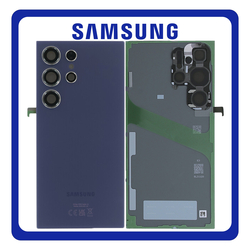 &Gamma;&nu;ή&sigma;&iota;&alpha; Original Samsung Galaxy S24 Ultra 5G (SM-S928B, SM-S928B/DS) Rear Back Battery Cover + Camera Lens &Pi;ί&sigma;&omega; &Kappa;ά&lambda;&upsilon;&mu;&mu;&alpha; &Kappa;&alpha;&pi;ά&kappa;&iota; &Pi;&lambda;ά&tau;&eta; &Mu;&pi;&alpha;&tau;&alpha;&rho;ί&alpha;&sigmaf; + &Tau;&zeta;&alpha;&mu;ά&kappa;&iota; &Kappa;ά&mu;&epsilon;&rho;&alpha;&sigmaf; Titanium Violet &Beta;&iota;&omicron;&lambda;&epsilon;&tau;ί GH82-33349D (Service Pack By Samsung)