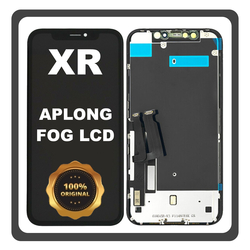 Original FOG For Apple iPhone XR (A2105, A1984) APLONG Liquid Retina IPS LCD Display Screen Assembly &Omicron;&theta;ό&nu;&eta; + Touch Screen Digitizer &Mu;&eta;&chi;&alpha;&nu;&iota;&sigma;&mu;ό&sigmaf; &Alpha;&phi;ή&sigmaf; With Metal Plate Black &Mu;&alpha;ύ&rho;&omicron; (Lifetime Warranty &Gamma;&iota;&alpha; &Sigma;&upsilon;&nu;&epsilon;&rho;&gamma;&alpha;&tau;&epsilon;&sigmaf; B2B​)