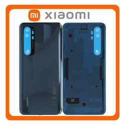 &Gamma;&nu;ή&sigma;&iota;&alpha; Original Xiaomi Mi Note 10 Lite (M2002F4LG, M1910F4G​) Rear Back Battery Cover &Pi;ί&sigma;&omega; &Kappa;ά&lambda;&upsilon;&mu;&mu;&alpha; &Pi;&lambda;ά&tau;&eta; &Kappa;&alpha;&pi;ά&kappa;&iota; &Mu;&pi;&alpha;&tau;&alpha;&rho;ί&alpha;&sigmaf; Midnight Black &Mu;&alpha;ύ&rho;&omicron; 550500006P4J 550500006O1L (Service Pack By Xiaomi)