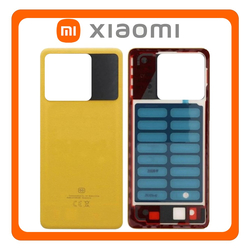 &Gamma;&nu;ή&sigma;&iota;&alpha; Original Xiaomi Poco X6 Pro 5G (2311DRK48G, 2311DRK48I), Rear Back Battery Cover &Pi;ί&sigma;&omega; &Kappa;&alpha;&pi;ά&kappa;&iota; &Pi;&lambda;ά&tau;&eta; &Mu;&pi;&alpha;&tau;&alpha;&rho;ί&alpha;&sigmaf; Yellow &Kappa;ί&tau;&rho;&iota;&nu;&omicron; (Service Pack By Xiaomi)